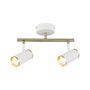 Opviq Lume - 71-12 Candelabro de Metal Blanco y Laca Antigua